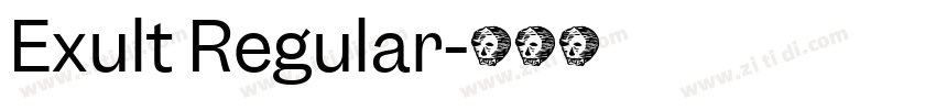 Exult Regular字体转换